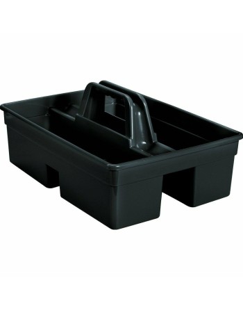 Rubbermaid 1880994 Black Executive Divided Carry Caddy - [Cleaning Supplies Canada Discounts] - 1880994 - [DefendUse.com]