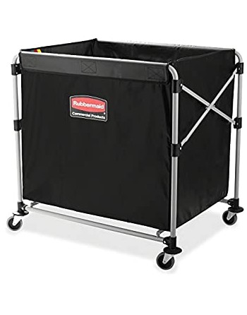 Rubbermaid 1881750 Laundry Cart - 8 Bushel Collapsible X-Cart - [DefendUse.com] - 1881750 - Executive Series