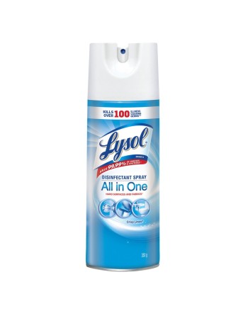 Lysol® 59631-89639 Disinfectant Spray, Crisp Linen Scent, Case of 12, 539g [CB896398] - [DefendUse.com] - 59631-89639 - Lysol® C