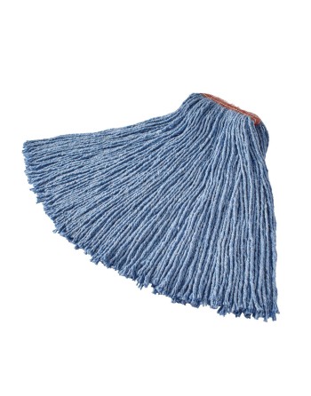 Rubbermaid FGF51600BL00 Premium Cut End Blend Mop 16oz 1" - Blue, 12/EA - [DefendUse.com] - FGF51600BL00 - Universal Wet Mop