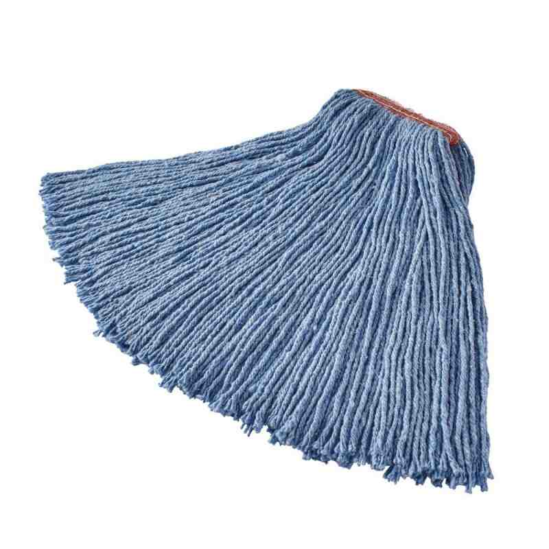 Rubbermaid FGF51600BL00 Premium Cut End Blend Mop 16oz 1" - Blue, 12/EA - [DefendUse.com] - FGF51600BL00 - Universal Wet Mop