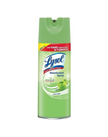 Lysol® 59631-77786 Disinfectant Spray - Green Apple - 12/350g [CB777864] - [DefendUse.com] - 59631-77786 - Lysol® Cleaning Produ