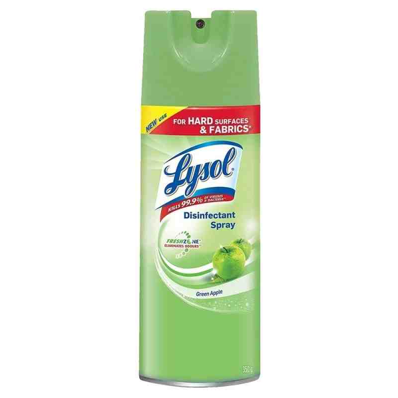 Lysol® 59631-77786 Disinfectant Spray - Green Apple - 12/350g [CB777864] - [DefendUse.com] - 59631-77786 - Lysol® Cleaning Produ