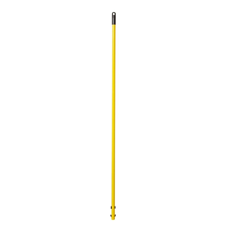 RUBBERMAID FGQ74900YL00 Hygen™ Economy Mop Handle, Metal, Quick-Connect Tip, 1-3/4" Diameter, 52" Length - [DefendUse.com] - FGQ