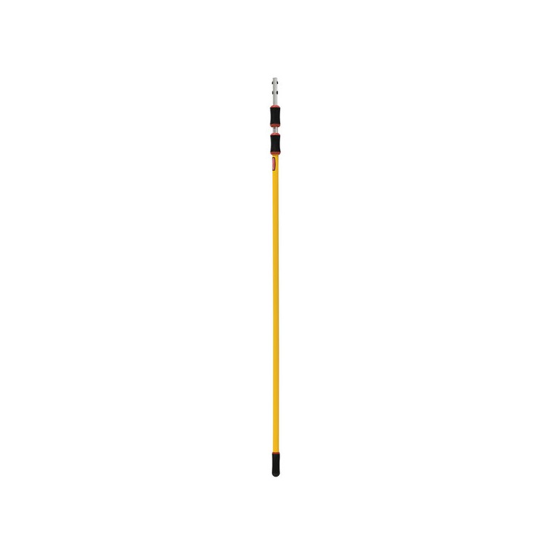 RUBBERMAID  Hygen™ Wet Mop Handle, Aluminum, Telescopic, Quick-Connect Tip, 1-1/2" Diameter, 6' - 18' Length - [Cleaning Supplie