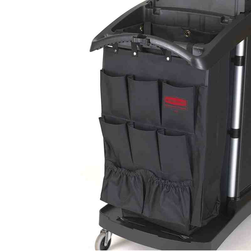 Exectuive 9-Pocket Fabric Organizer Cart Caddy, 6/EA - [Cleaning Supplies Canada Discounts] - FG9T9000BLA - [DefendUse.com]