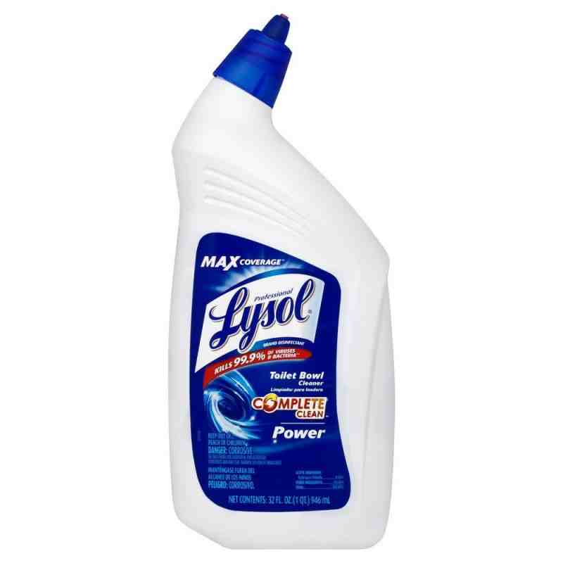 Lysol® Toilet Bowl Cleaner & Disinfectant, Power, Case: 12 x 710 mL) Squeeze Bottles - [DefendUse.com] - CB267122 - Lysol® Clean