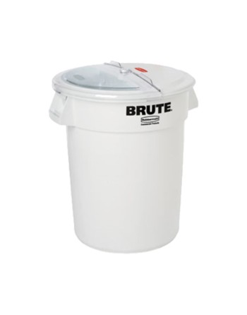 Prosave Sliding Lid W 2 C Scoop & 2610 Brute Container, Combo, 1/EA - [Cleaning Supplies Canada Discounts] - FG9G7300WHT - [Defe