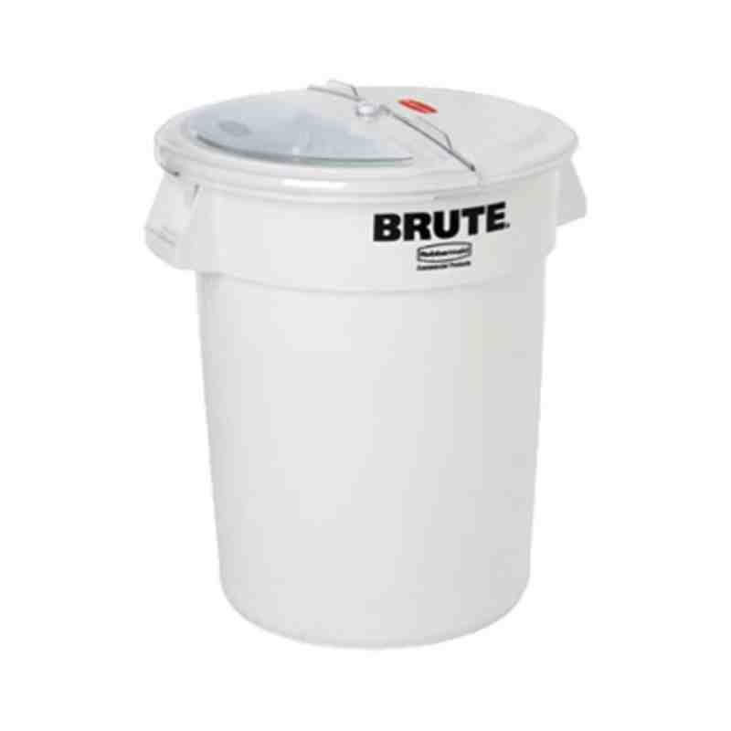 Prosave Sliding Lid W 2 C Scoop & 2610 Brute Container, Combo, 1/EA - [Cleaning Supplies Canada Discounts] - FG9G7300WHT - [Defe