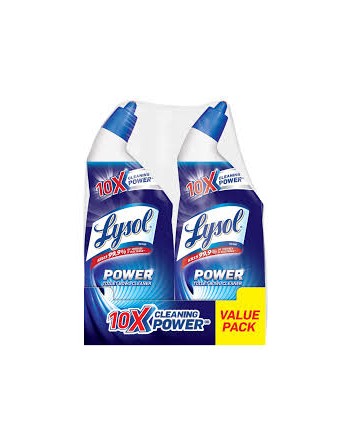 Lysol® Toilet Bowl Cleaner & Disinfectant, Bleach, Case: 6 x 6 x (2x710 mL) Squeeze Bottles - [Cleaning Supplies Canada Discount