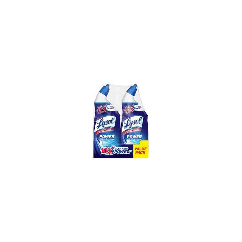 Lysol® Toilet Bowl Cleaner & Disinfectant, Bleach, Case: 6 x 6 x (2x710 mL) Squeeze Bottles - [Cleaning Supplies Canada Discount