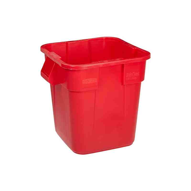 Rubbermaid FG352600RED BRUTE 28 Gallon Red Square Trash Can - [Cleaning Supplies Canada Discounts] - FG352600RED - [DefendUse.co