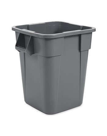 Rubbermaid FG353600GRAY BRUTE 40 Gallon Gray Square Trash Can - [Cleaning Supplies Canada Discounts] - FG353600GRAY - [DefendUse