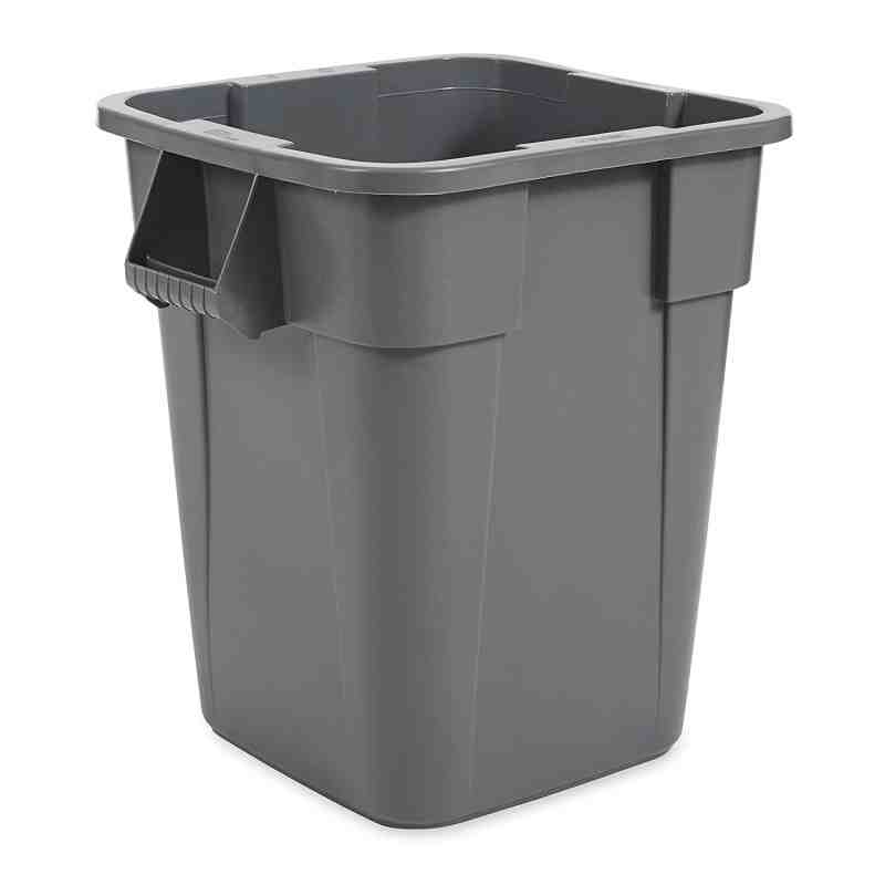 Rubbermaid FG353600GRAY BRUTE 40 Gallon Gray Square Trash Can - [Cleaning Supplies Canada Discounts] - FG353600GRAY - [DefendUse