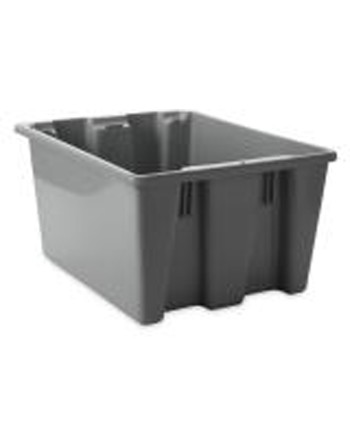 Rubbermaid Commercial Palletote Storage Box, 2 Cu. Ft, Gray, FG173100GRAY - [Cleaning Supplies Canada Discounts] - FG173100GRAY 