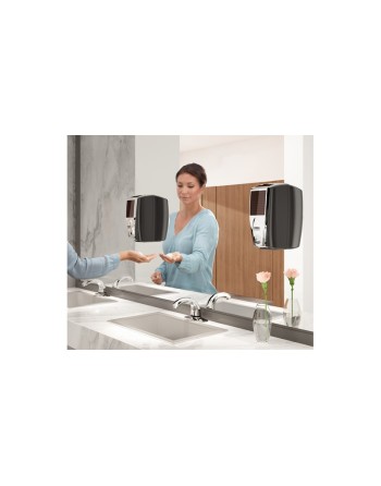 Rubbermaid 1980829 Lumecel™ 1100 mL Black / Black Pearl Automatic Hands Free Soap Dispenser - [DefendUse.com] - 1980829 - Wall M