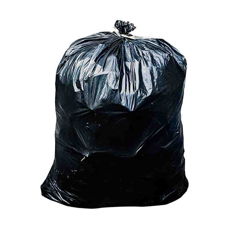 Garbage Bags - Regular Black - 24x22, 500/CS - [Cleaning Supplies Canada Discounts] - 2422RB - [DefendUse.com]