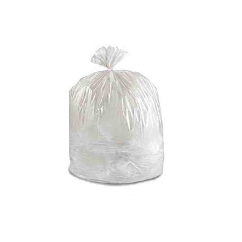 Garbage Bags - Regular White - 20X22, 500/CS - [Cleaning Supplies Canada Discounts] - 2022RW - [DefendUse.com]