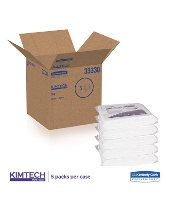 KIMBERLY-CLARK 33330 Kimtech™ Pure W4 Dry Wipers, Specialty, 12" L x 12" W Sold/Priced Per: Pack Qty/Pack: 100 Wipes - [DefendUs