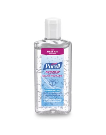 PURELL® 9651-24-CAN00 Advanced Hand Sanitizer Gel, Bottle, 118 ml - [DefendUse.com] - 9651-24-CAN00 - Purell Hand Sanitizer Jugs