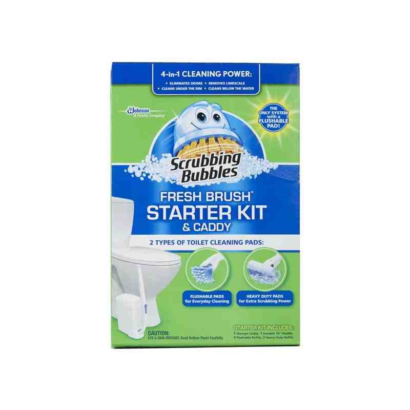 Scrubbing Bubbles - Toilet Fresh Brush Starter Kit - 5/1 - [Cleaning Supplies Canada Discounts] - 62913734387 - [DefendUse.com]