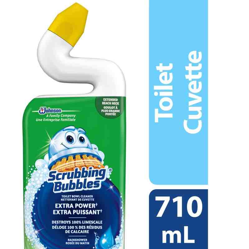 Scrubbing Bubbles, Extra Power Toilet Bowl Cleaner,  Rainshower, Case of 9/710ml - [Cleaning Supplies Canada Discounts] - 629137