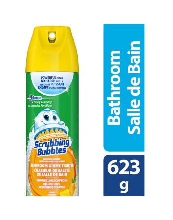 Scrubbing Bubbles 10062913733632 Bath Cleaner Disinfectant - Fresh Citrus Scent - 12/623g - [DefendUse.com] - 62913733632 - Scru