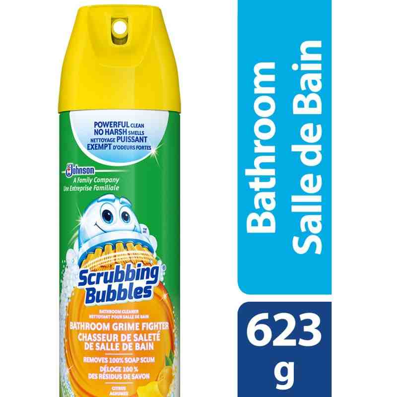 Scrubbing Bubbles 10062913733632 Bath Cleaner Disinfectant - Fresh Citrus Scent - 12/623g - [DefendUse.com] - 62913733632 - Scru