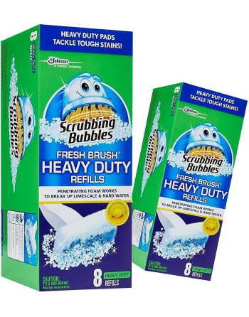 Scrubbing Bubbles - Toilet Fresh Brush Heavy Duty Refill - 8/8ct - [Cleaning Supplies Canada Discounts] - 62913335928 - [DefendU