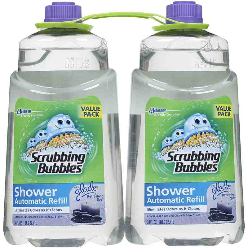 Scrubbing Bubbles - Shower Automatic Cleaner Refill Refreshing Spa - 6/1L - [Cleaning Supplies Canada Discounts] - 62913733519 -