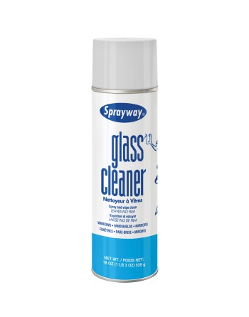 Sprayway® SW050W Glass Cleaner, Aerosol Can, 539 g, Clear, 12/Case, Case of 12 - [DefendUse.com] - SW050W - Sprayway