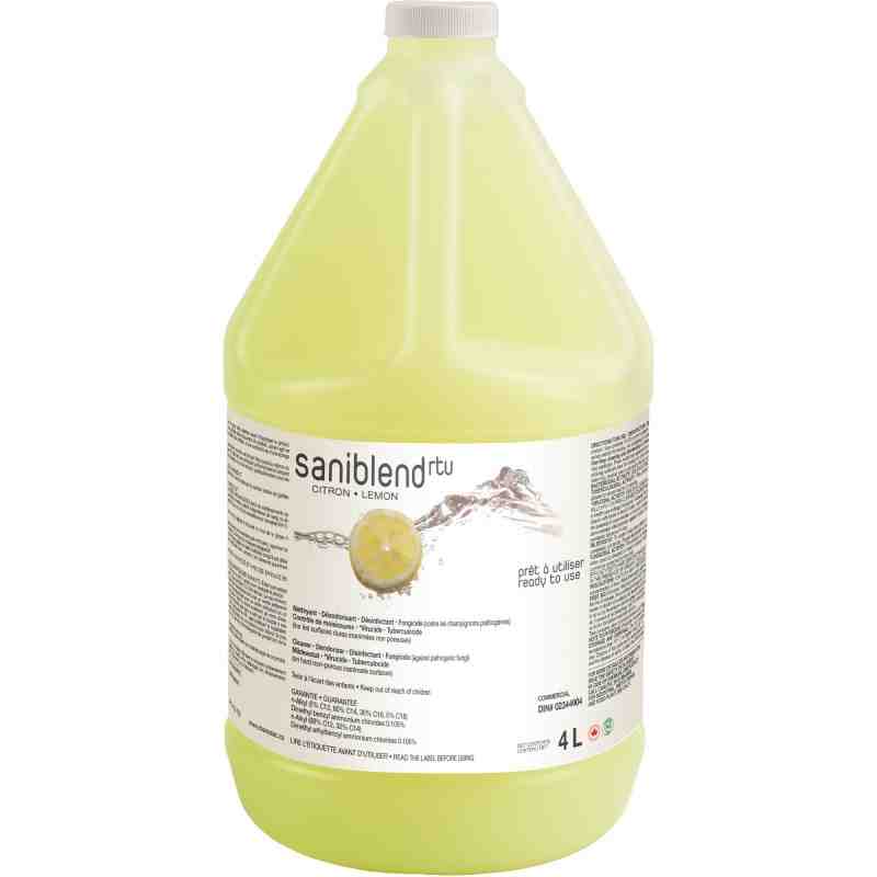 Quaternary Disinfectant & Multi-Purpose Cleaner Bottle