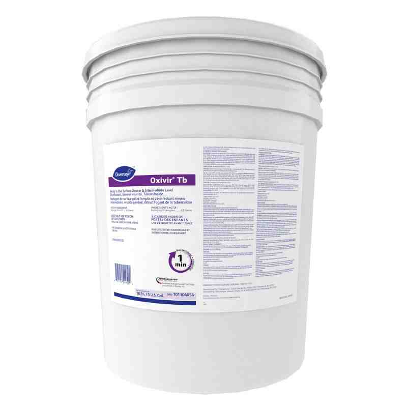 Diversey Oxivir® 101104054 TB Ready To Use Disinfectant Pail, 5 Gallon (20L) - [DefendUse.com] - 101104054 - Oxivir® Diversey