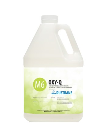 DUSTBANE  M6 Oxy-Q  Hydrogen Peroxide Based Disinfectant, Jug Container Size: 2 L - [DefendUse.com] - 50982 - Disinfectant Surfa