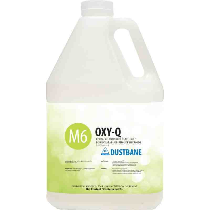 DUSTBANE  M6 Oxy-Q  Hydrogen Peroxide Based Disinfectant, Jug Container Size: 2 L - [DefendUse.com] - 50982 - Disinfectant Surfa