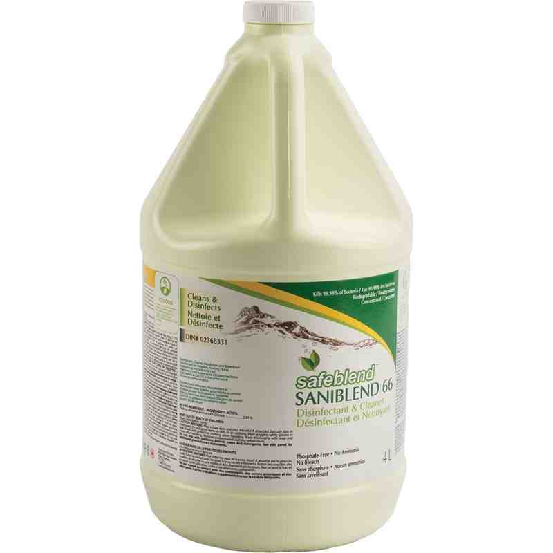 SAFEBLEND  SaniBlend™ 66 Concentrated Disinfectant Cleaner, Jug Container Size: 4 L - [DefendUse.com] - S66XG04 - Safeblend™ 