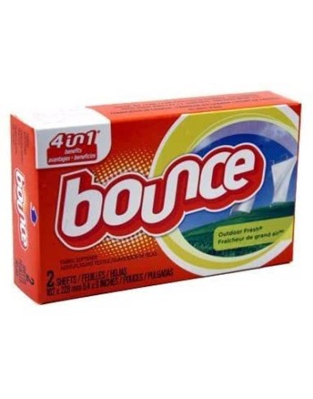 P&G Bounce 37000-02664 Sheet Fabric Softener for Laundromat Coin Vending Machines, Case of 156/2ct - [DefendUse.com] - 100370000