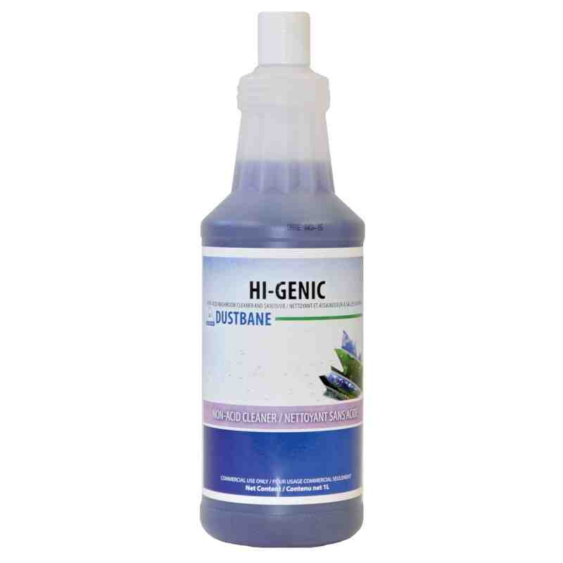 DUSTBANE 53725 Hi-Genic Bathroom Cleaner and Sanitizer Container Size: 1 L, Case of 12 - [DefendUse.com] - 53725 - Bathroom Clea