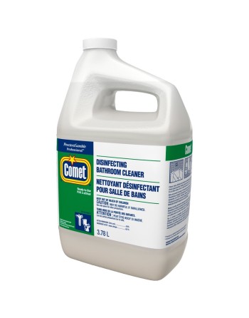 COMET 37000-35023 Disinfecting Liquid Bathroom Cleaner, Closed Loop, 3.78 L, Case of 3 - [DefendUse.com] - 37000-35023 - Comet F