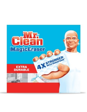 Mr.Clean, Magic Eraser, HD Extra Power, Case of 8/4ct - [DefendUse.com] - 37000-82038 - Mr. Clean® Cleaners