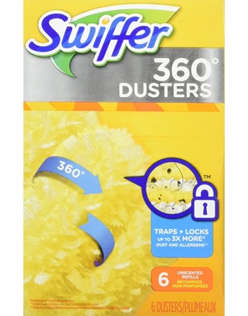 Swiffer Duster, 360 Refill Unscented, Case of 4/6ct - [Cleaning Supplies Canada Discounts] - 37000-16944 - [DefendUse.com]