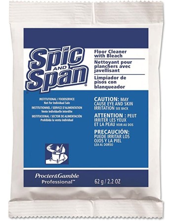 Spic and Span® 37000-31354 Floor Cleaner with Bleach, 45/62g - [DefendUse.com] - 37000-31354 - Spic & Span®