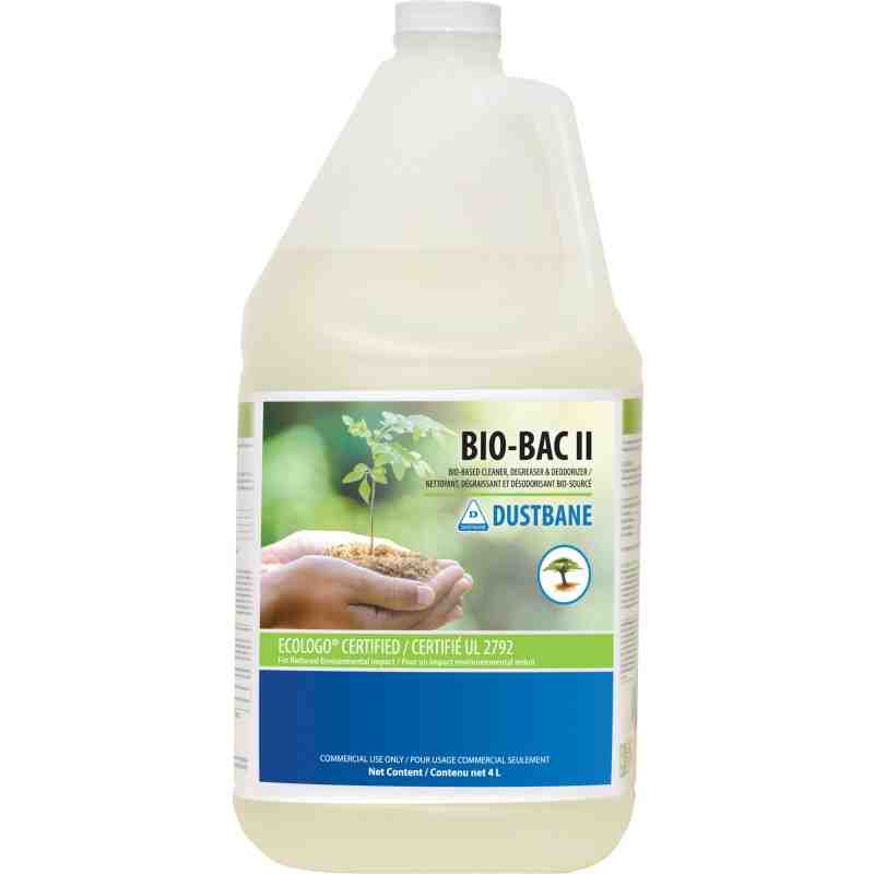 DUSTBANE 53762 Bio-Bac II Cleaners & Degreasers, 4 L/4.0 L - [DefendUse.com] - 53762 - Floor Cleaners