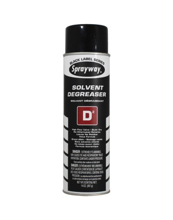 SPRAYWAY SW285 D2 Solvent Degreaser, Aerosol Can Format: 14 fl. oz. - [DefendUse.com] - SW285 - Sprayway