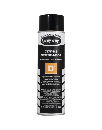 SPRAYWAY SW286 D3 Citrus Degreaser, 15 fl. oz. Container Type: Aerosol Can - [DefendUse.com] - SW286 - Sprayway