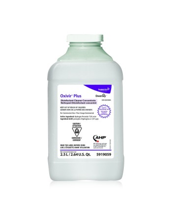 DIVERSEY 5919059 Oxivir® Plus Disinfectant Cleaner Concentrate, 2.5L, 2/case - [DefendUse.com] - 5919059 - Oxivir® Diversey