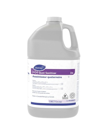 Diversey 95498805 Suma® Quat Sanitizer D4, 3.78 L, Case of 4 - [DefendUse.com] - 95498805 - Diversey Holdings Cleaners