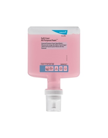 Diversey 100907877 Soft Care® All Purpose Foam Hand Soap Wash(TM/MC), Refill Cartridge - Case of 6x1.3L - [DefendUse.com] - 1009