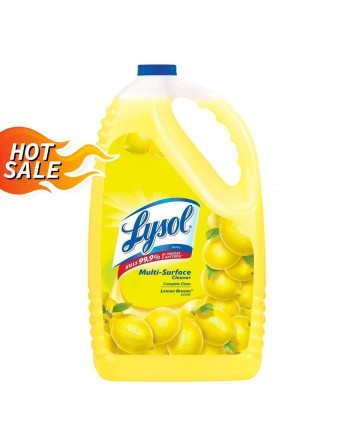 Lysol® Multi-Surface Disinfectant Cleaner-Lemon, 4.26L CB893527, Case of 4 - [DefendUse.com] - 19200-89352 - Lysol® Cleaning Pro