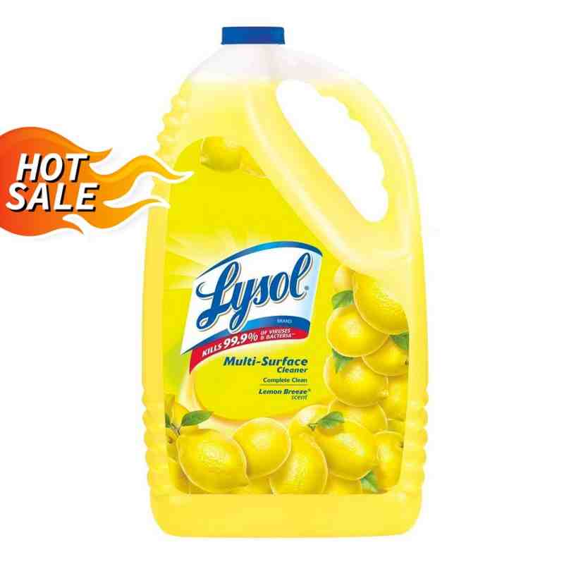 Lysol® Multi-Surface Disinfectant Cleaner-Lemon, 4.26L CB893527, Case of 4 - [DefendUse.com] - 19200-89352 - Lysol® Cleaning Pro